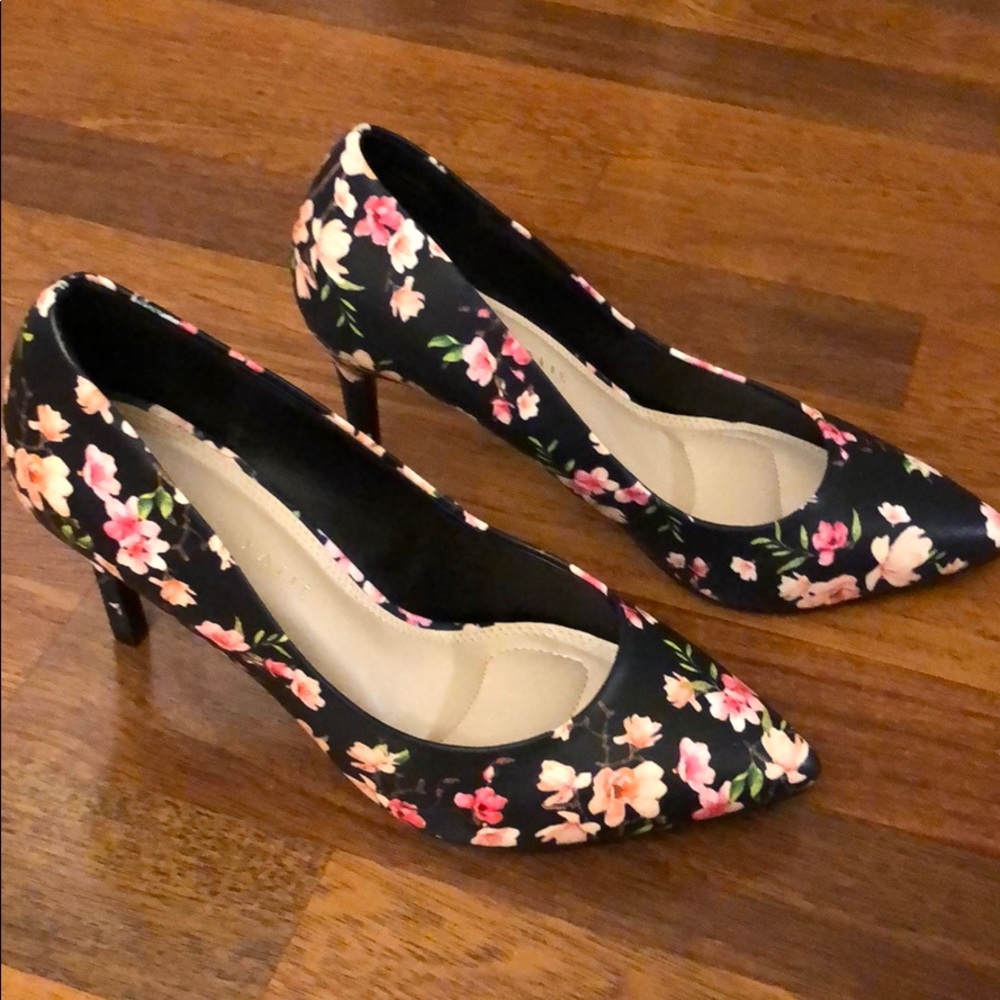 Kelly and Katie Flowered Pumps